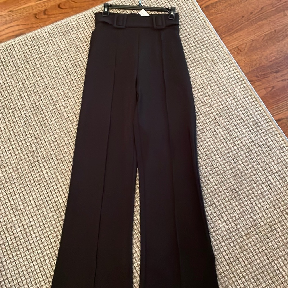 Alberto Makali black wide leg pants